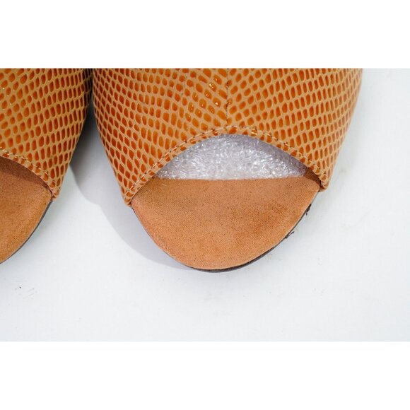 J. Renee Franca Mule Heels Faux Snakeskin Women's Sz 8.5N Shoes - Picture 6 of 15